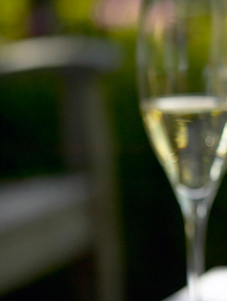 Wine in glass